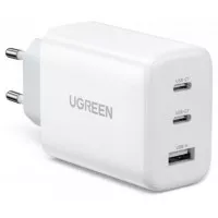 Мережевий зарядний пристрій UGREEN CD275 65W 2C1A Fast Charger White EU (UGR-90496)