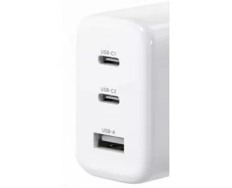 Сетевое зарядное устройство UGREEN CD275 65W 2C1A Fast Charger White EU (UGR-90496)