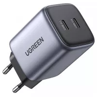 Сетевое зарядное устройство UGREEN CD294 Nexode 45W Charger EU Space Gray (UGR-90573)