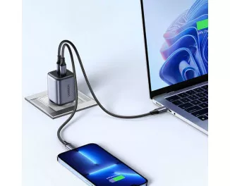Сетевое зарядное устройство UGREEN CD294 Nexode 45W Charger EU Space Gray (UGR-90573)