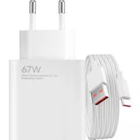 Сетевое зарядное устройство Xiaomi 67W HyperCharge Combo (Type-A) (BHR9465EU) White