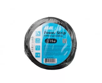 Сетевой фильтр 2E 1XCEE7/17 2G*1.0мм2 15м black (2E-PC210M15)