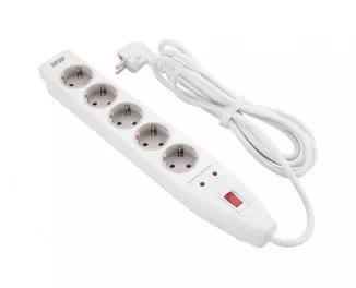 Сетевой фильтр 2E 5хSchuko, 3 м (2E-SP515M3WH)