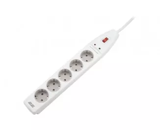 Сетевой фильтр 2E 5хSchuko, 3 м (2E-SP515M3WH)