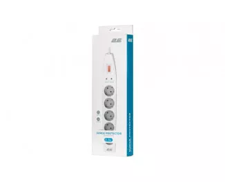 Сетевой фильтр 2E 5хSchuko, 3 м (2E-SP515M3WH)