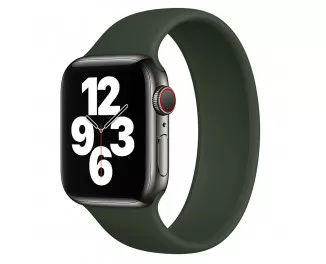 Силиконовый монобраслет для Apple Watch 44/45/46 mm Solo Loop Cyprus Green (M/160-170mm)