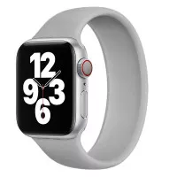 Силиконовый монобраслет для Apple Watch 44/45/46 mm Solo Loop Gray (M/160-170mm)