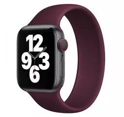 Силиконовый монобраслет для Apple Watch 44/45/46 mm Solo Loop Plum (M/160-170mm)
