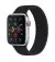 Силіконовий плетений монобраслет для Apple Watch 42/44mm Braided Solo Loop Black (L/180-200mm)