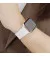 Силиконовый плетёный монобраслет для Apple Watch 42/44mm Braided Solo Loop White (S/140-150mm)