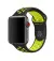 Силіконовий ремінець для Apple Watch 38/40/41 mm Apple Nike Sport Band Black/Volt (MTMN2)