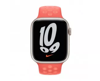 Силиконовый ремешок для Apple Watch 38/40/41 mm Apple Nike Sport Band Magic Ember/Crimson Bliss (ML853)