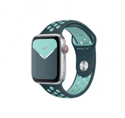 Силиконовый ремешок для Apple Watch 38/40/41 mm Apple Nike Sport Band Midnight Turquoise/Aurora Green (MXQX2)