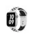 Силиконовый ремешок для Apple Watch 38/40/41 mm Apple Nike Sport Band Pure Platinum/Black (ML843)