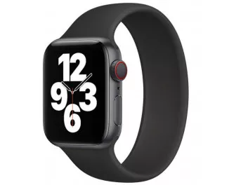 Силиконовый ремешок для Apple Watch 38/40/41 mm Apple Solo Loop Black (MYNK2), Size 8