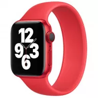 Силиконовый ремешок для Apple Watch 38/40/41 mm Apple Solo Loop (PRODUCT)RED (MYP32), Size 5