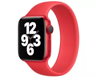 Силиконовый ремешок для Apple Watch 38/40/41 mm Apple Solo Loop (PRODUCT)RED (MYP32), Size 5