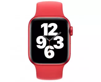 Силіконовий ремінець для Apple Watch 38/40/41 mm Apple Solo Loop (PRODUCT)RED (MYP32), Size 5