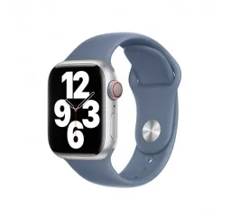 Силиконовый ремешок для Apple Watch 38/40/41 mm Apple Sport Band Linen Blue (MXWQ2)