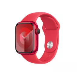 Силиконовый ремешок для Apple Watch 38/40/41 mm Apple Sport Band (PRODUCT)RED - M/L (MT323)