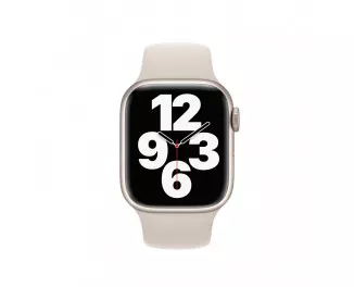 Силиконовый ремешок для Apple Watch 38/40/41 mm Apple Sport Band Starlight - M/L (MPLR3)