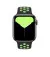 Силиконовый ремешок для Apple Watch 38/40/41mm Apple Nike Sport Band Black/Lime Blast (MXQW2)