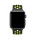 Силиконовый ремешок для Apple Watch 38/40/41mm Apple Nike Sport Band Black/Volt (MQ2H2)