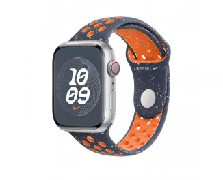 Силиконовый ремешок для Apple Watch 38/40/41mm Apple Nike Sport Band Blue Flame - S/M (MUUT3)