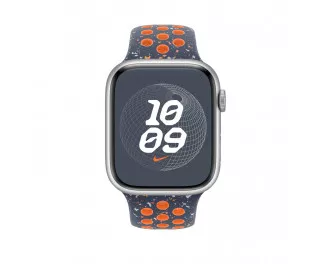 Силиконовый ремешок для Apple Watch 38/40/41mm Apple Nike Sport Band Blue Flame - S/M (MUUT3)