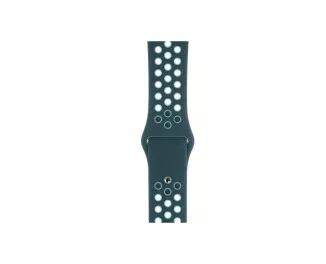 Силиконовый ремешок для Apple Watch 38/40/41mm Apple Nike Sport Band Midnight Turquoise/Aurora Green (MXQX2)