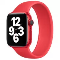 Силиконовый ремешок для Apple Watch 38/40/41mm Apple Solo Loop (PRODUCT)RED (MYP32), Size 5