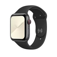 Силиконовый ремешок для Apple Watch 38/40/41mm Apple Sport Band Black (MTP62)