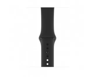 Силиконовый ремешок для Apple Watch 38/40/41mm Apple Sport Band Black (MTP62)