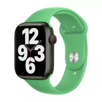 Силиконовый ремешок для Apple Watch 38/40/41mm Apple Sport Band Bright Green (MN2C3)