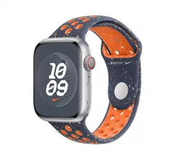 Силиконовый ремешок для Apple Watch 40mm Apple Nike Sport Band Blue Flame - S/M (MC2E4)