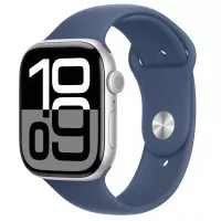 Силиконовый ремешок для Apple Watch 40mm Apple Sport Band Denim - S/M (MYJ13)