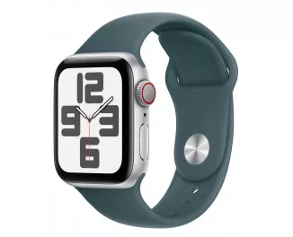 Силиконовый ремешок для Apple Watch 40mm Apple Sport Band Lake Green - S/M (MAX54)