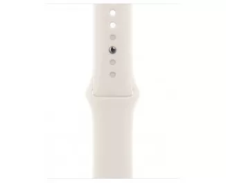 Силиконовый ремешок для Apple Watch 40mm Apple Sport Band Starlight - S/M (MYJ33)