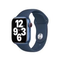 Силиконовый ремешок для Apple Watch 41mm Apple Sport Band Abyss Blue (MKUE3)