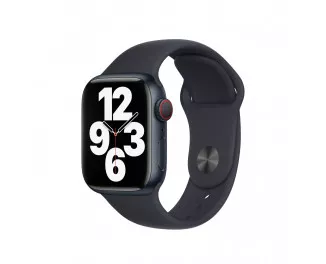 Силиконовый ремешок для Apple Watch 41mm Apple Sport Band Midnight - S/M (MT2R3)