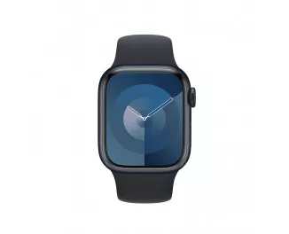 Силиконовый ремешок для Apple Watch 41mm Apple Sport Band Midnight - S/M (MT3D3)