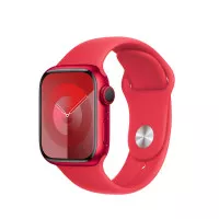 Силиконовый ремешок для Apple Watch 41mm Apple Sport Band (PRODUCT)RED - S/M (MT313)