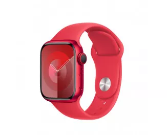 Силиконовый ремешок для Apple Watch 41mm Apple Sport Band (PRODUCT)RED - S/M (MT313)
