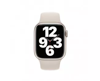 Силиконовый ремешок для Apple Watch 41mm Apple Sport Band Starlight - M/L (MPLR3)