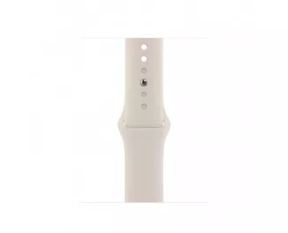 Силиконовый ремешок для Apple Watch 41mm Apple Sport Band Starlight - M/L (MPLR3)