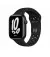 Силіконовий ремінець для Apple Watch 42/44/45 mm Apple Nike Sport Band Black/Black - M/L (MPH63)