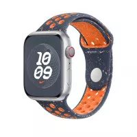 Силиконовый ремешок для Apple Watch 42/44/45 mm Apple Nike Sport Band Blue Flame - S/M (MUV83ZM/A)