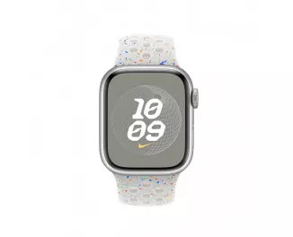 Силиконовый ремешок для Apple Watch 42/44/45 mm Apple Nike Sport Band Pure Platinum - M/L (MUV13ZM/A)