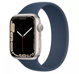 Силіконовий ремінець для Apple Watch 42/44/45 mm Apple Solo Loop Abyss Blue (MKY03), Size 11