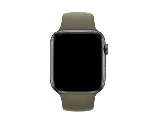 Силиконовый ремешок для Apple Watch 42/44/45 mm Apple Sport Band Khaki (MWUP2)